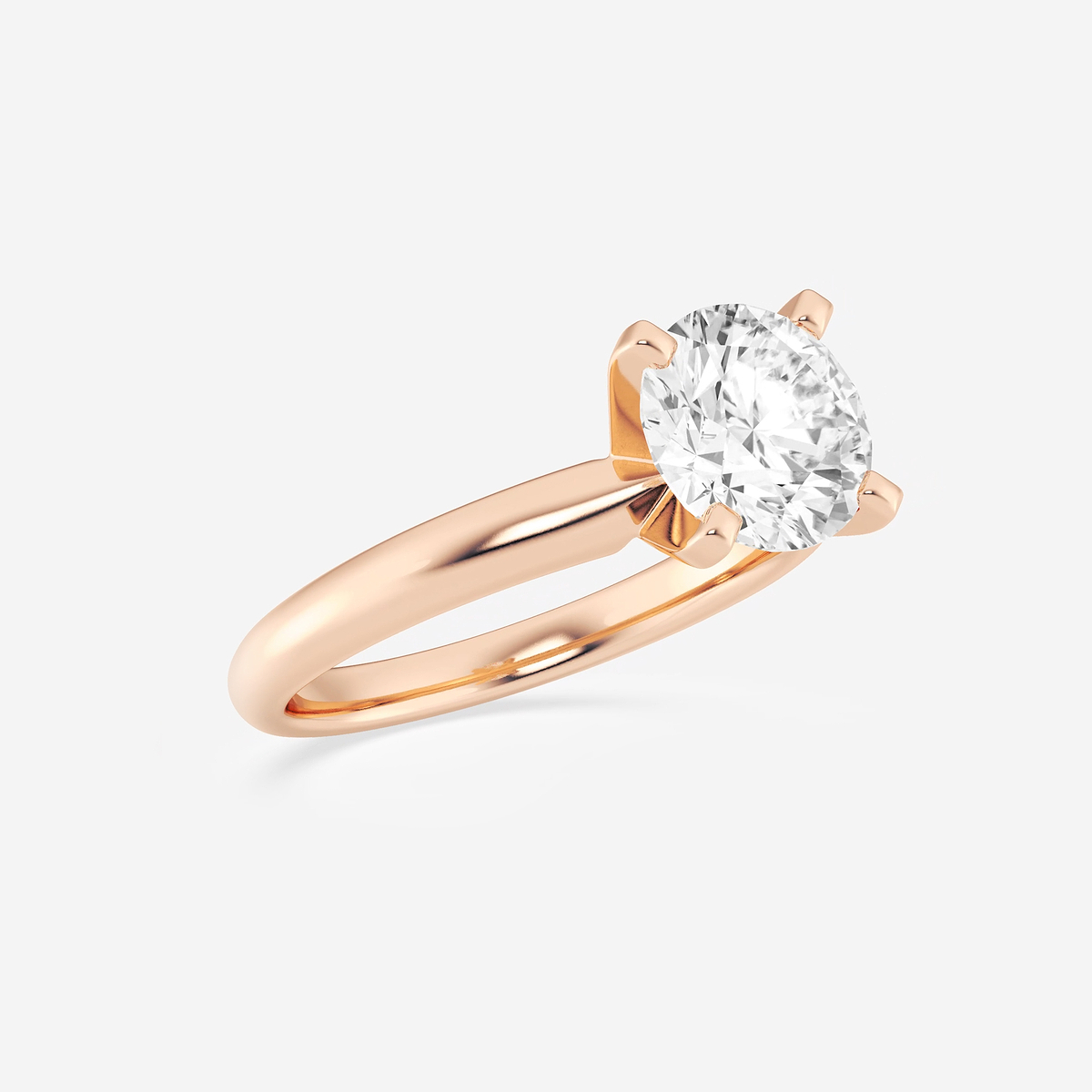 Additional Image 1 for  2 ctw Round Lab Grown Diamond Classic Solitaire Engagement Ring