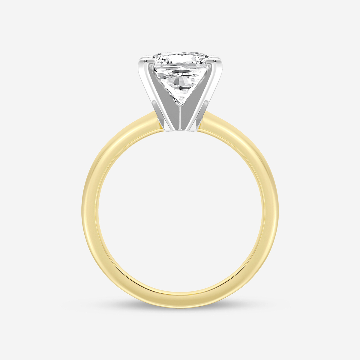 Additional Image 1 for  2 ctw Cushion Lab Grown Diamond Classic Solitaire Engagement Ring