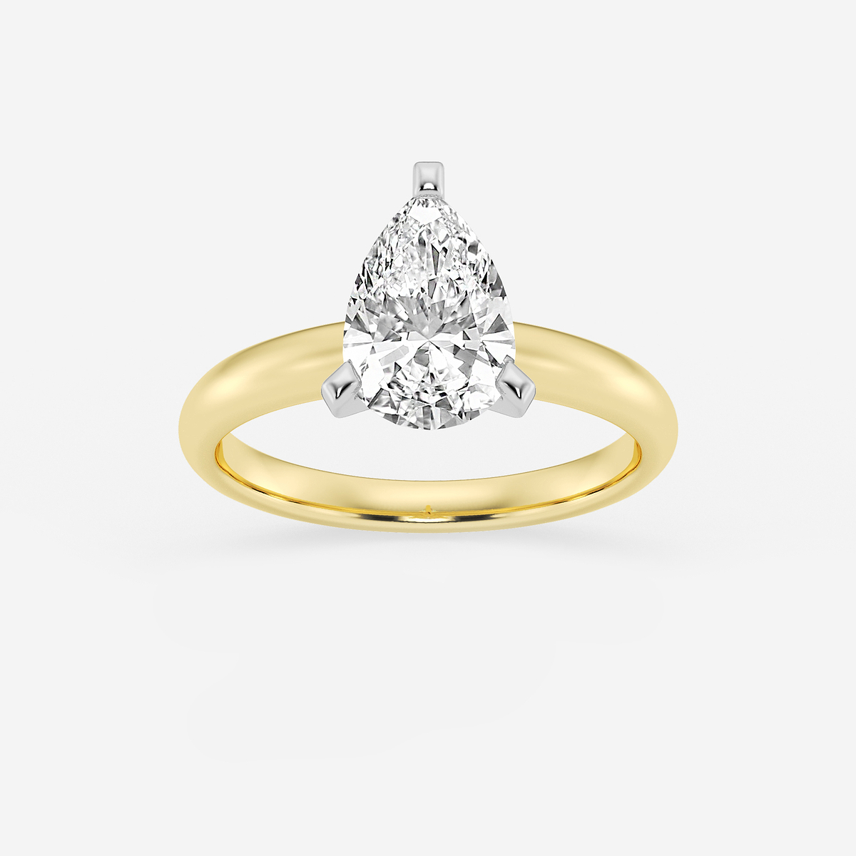 2 ctw Pear Lab Grown Diamond Classic Solitaire Engagement Ring