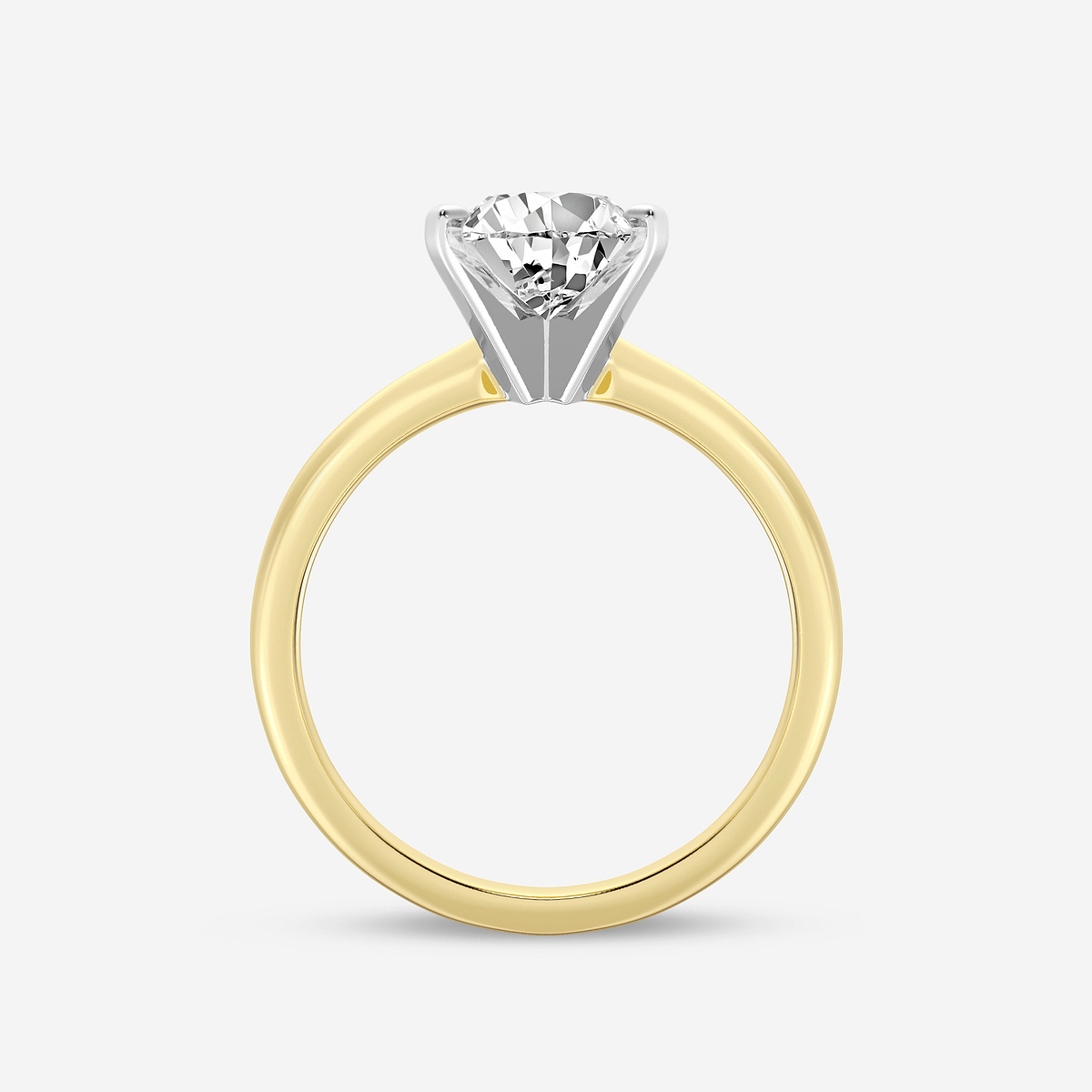 Additional Image 1 for  2 ctw Pear Lab Grown Diamond Classic Solitaire Engagement Ring