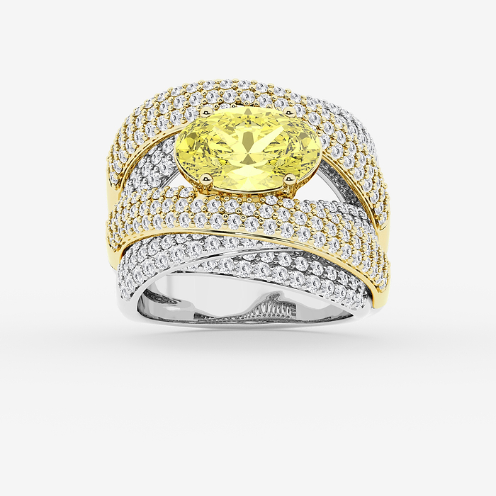 Oval Statement Ring