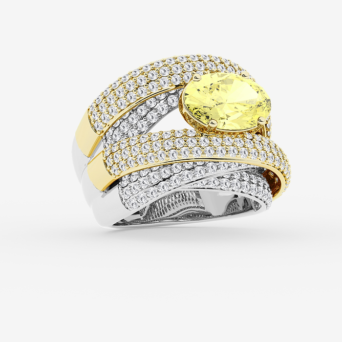 Oval Statement Ring