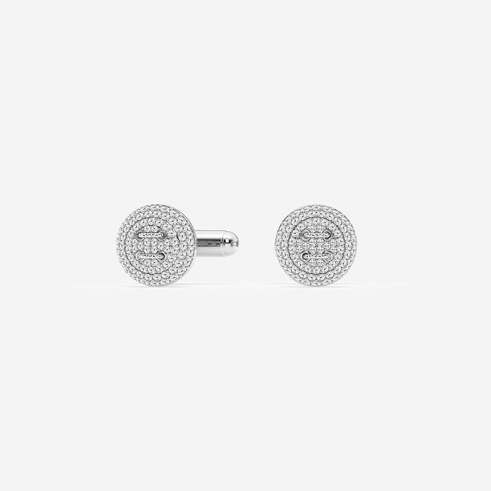 Button Style Round Cufflinks