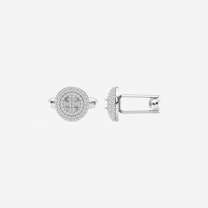 Button Style Round Cufflinks