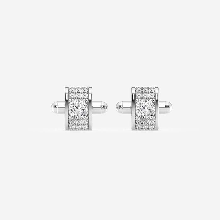 Waterfall Pave Cushion Cufflinks