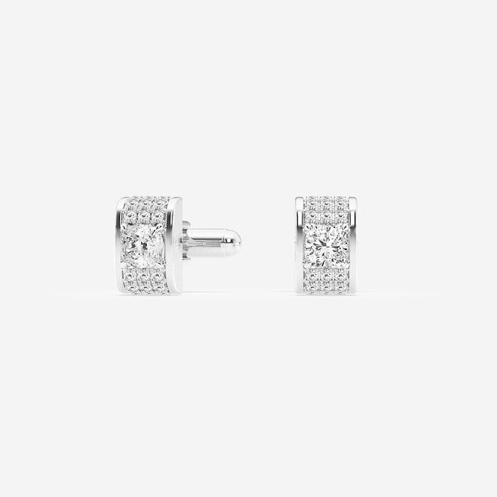 Waterfall Pave Cushion Cufflinks