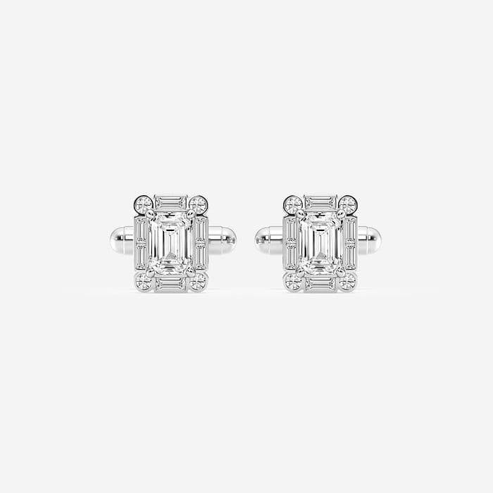 Framed Emerald Cufflinks