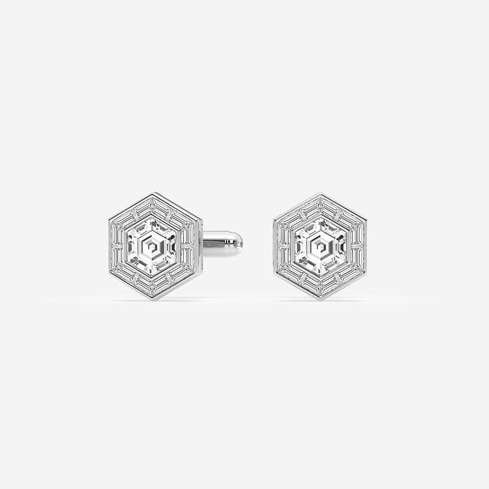 Muse Baguette Framed Cufflinks