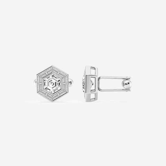 Muse Baguette Framed Cufflinks
