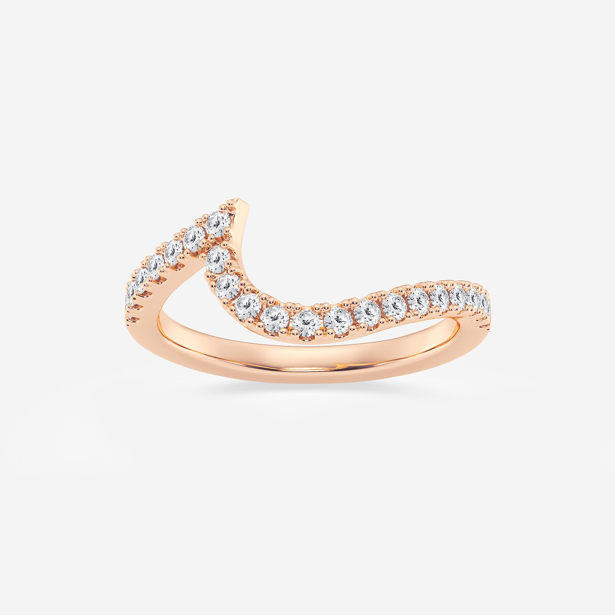1/4 ctw Round Lab Grown Diamond  Wedding Band