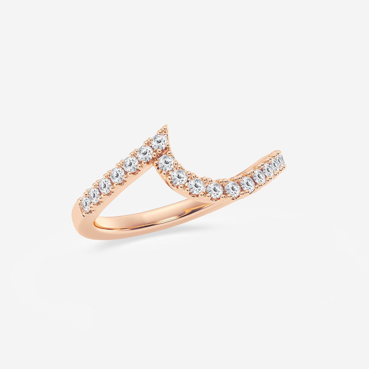 Additional Image 1 for  1/4 ctw Round Lab Grown Diamond  Wedding Band