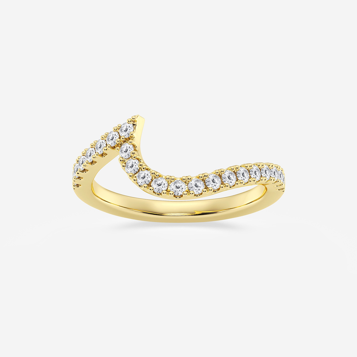 1/4 ctw Round Lab Grown Diamond  Wedding Band