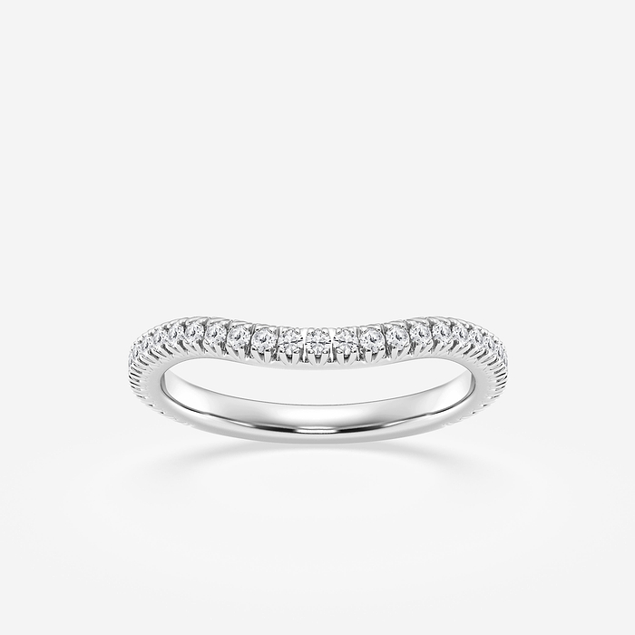 1/4 ctw Round Lab Grown Diamond Wedding Band