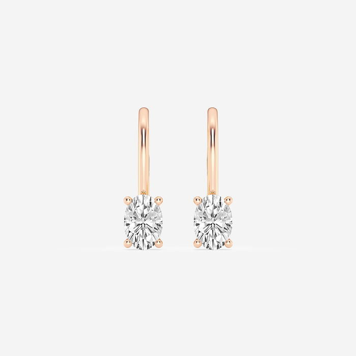 Design ID 3903 - Truly Custom 2 ctw Oval Lab Grown Diamond Fashion Earrings