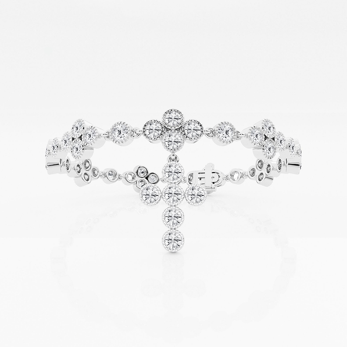 Design ID 4797 - Truly Custom 5 ctw Round Lab Grown Diamond Fashion Bracelets