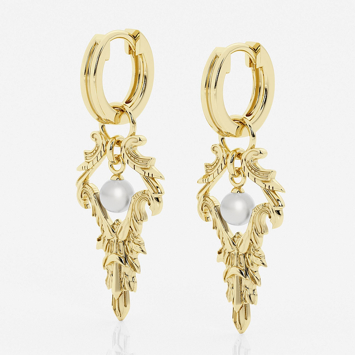 Design ID 4974 - Truly Custom  4.0x4.0mm Cultured Freshwater Pearl Earrings