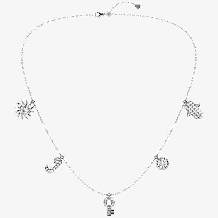 Design ID 5104 - Truly Custom 3 2/3 ctw Round Lab Grown Diamond Fashion Necklace