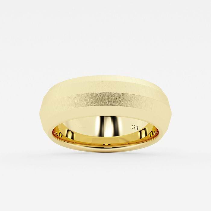 Design ID 5516 - Truly Custom 7mm Satin Finish Men's Wedding Band