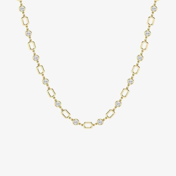 Design ID 5628 - Truly Custom 3 ctw Round Lab Grown Diamond Fashion Necklace