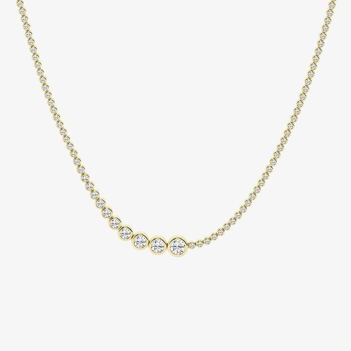 Design ID 6152 - Truly Custom 4 ctw Round Lab Grown Diamond Fashion Necklace