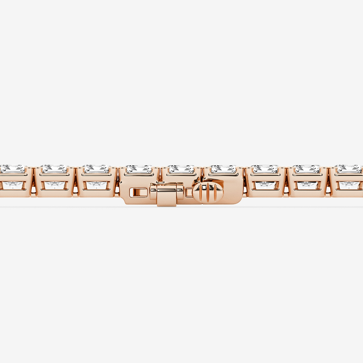 Additional Image 2 for  15 ctw Emerald Lab Grown Diamond Tennis Bracelet - 7 Inches