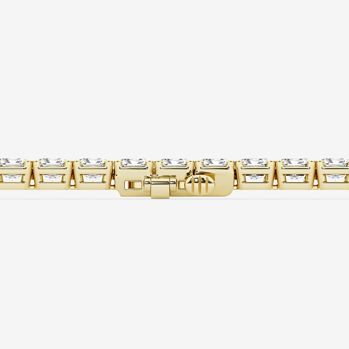 Additional Image 2 for  20 ctw Emerald Lab Grown Diamond Tennis Bracelet - 6.5 Inches