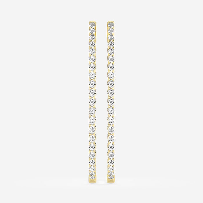 Orecchini In Oro Bianco Con Diamanti (1,15 Ct) - Gioielli - Foto 2