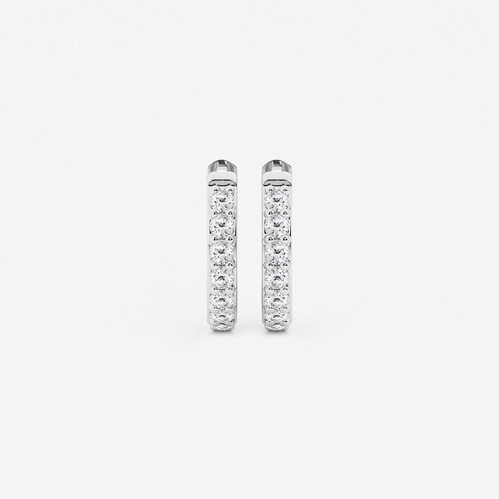 näas Round Hoop Earrings