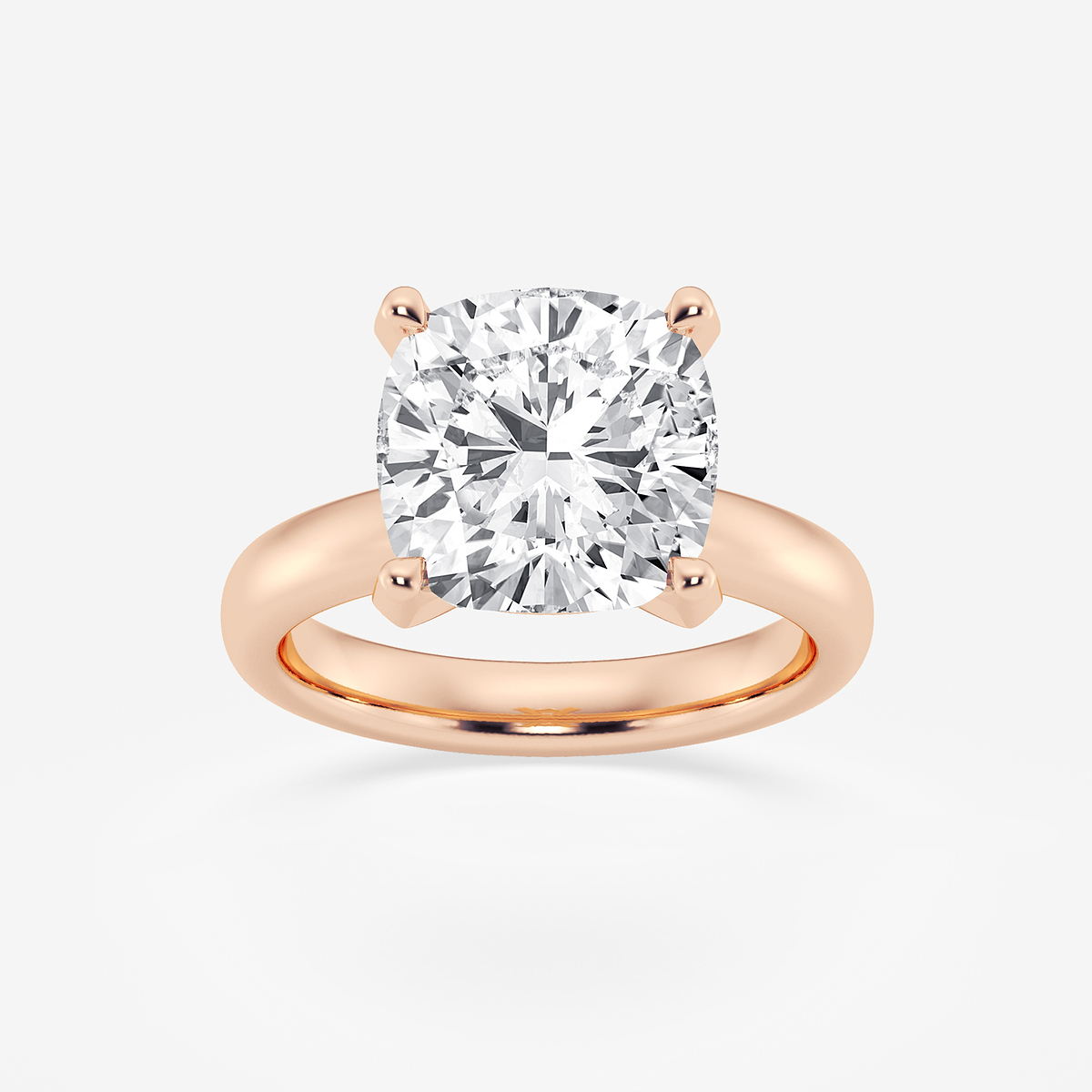 6 ctw Cushion Lab Grown Diamond Classic Solitaire Engagement Ring
