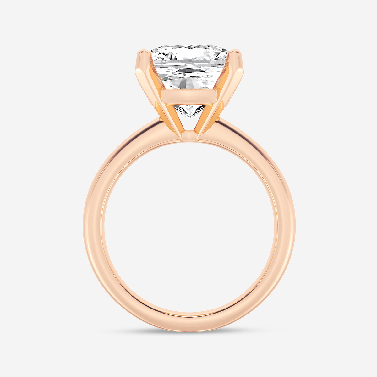 Additional Image 1 for  6 ctw Cushion Lab Grown Diamond Classic Solitaire Engagement Ring