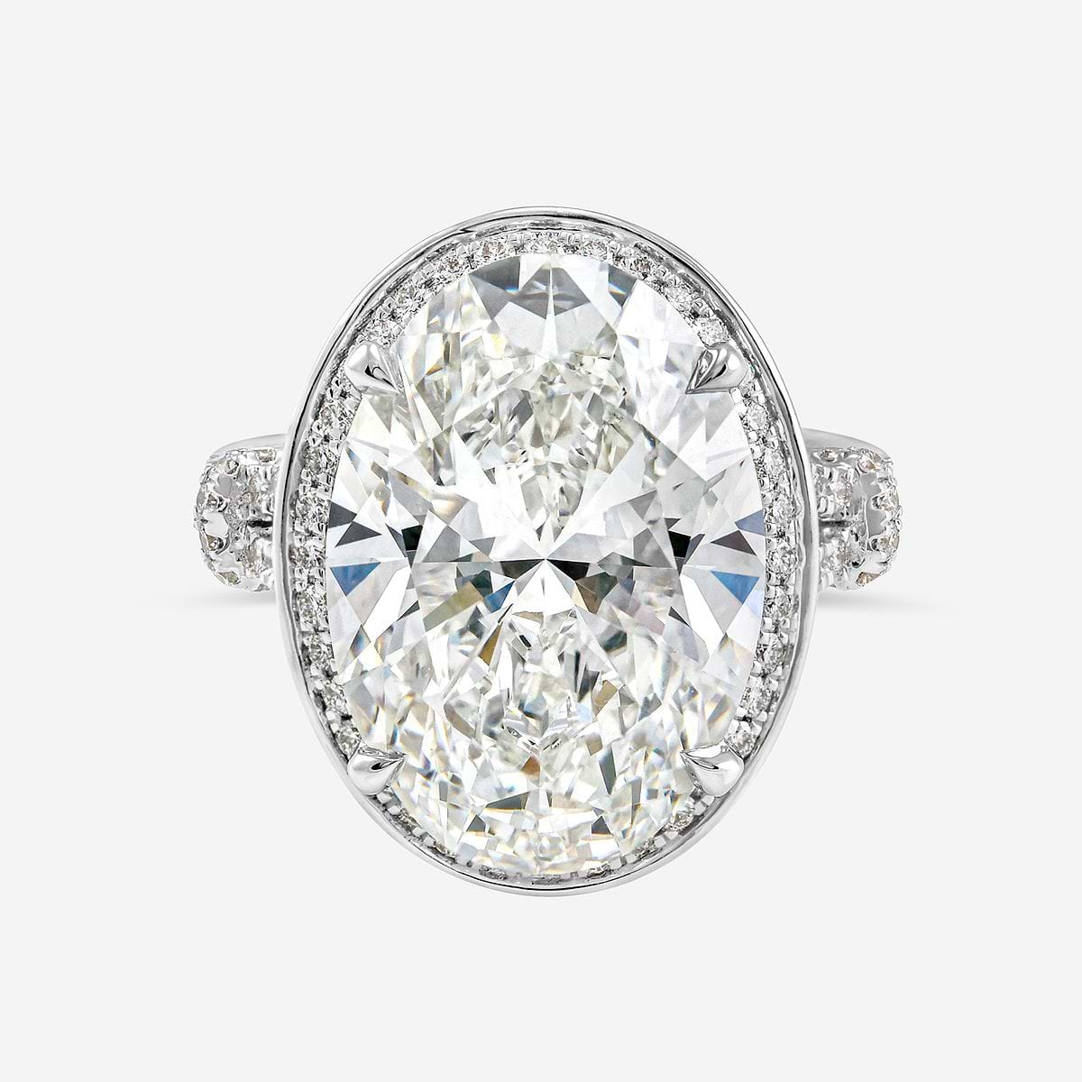 Maui Ring 18K White Gold, EF, VS2+