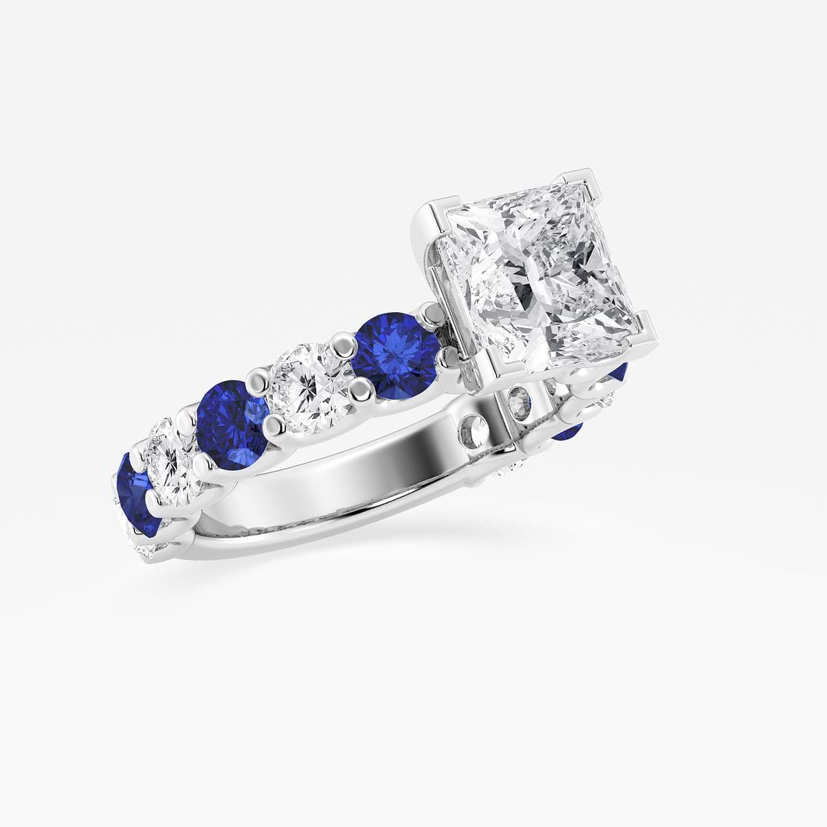 Created sapphire engagement ring sales