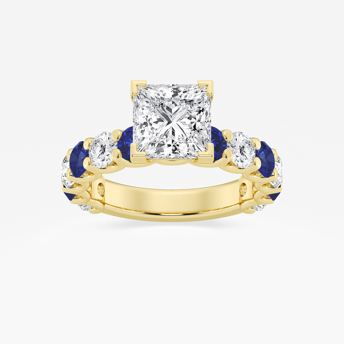 Olivia 1/2 ctw Princess Lab Grown Diamond y mm redondo