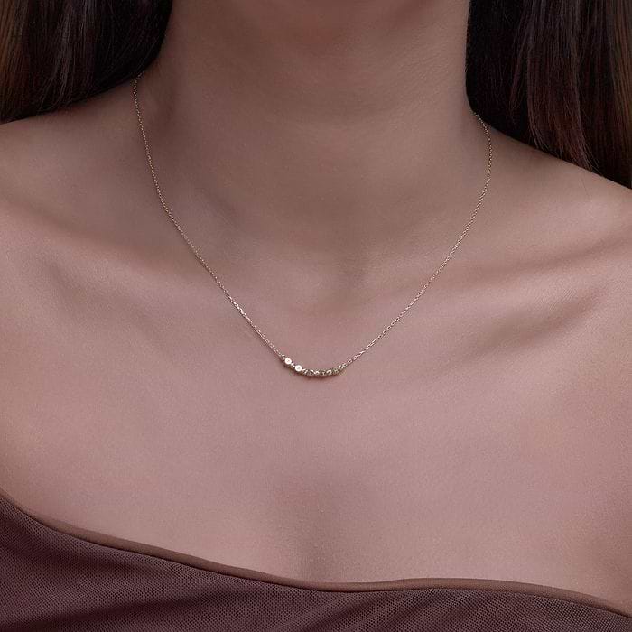 Plain Gold Faith Necklace